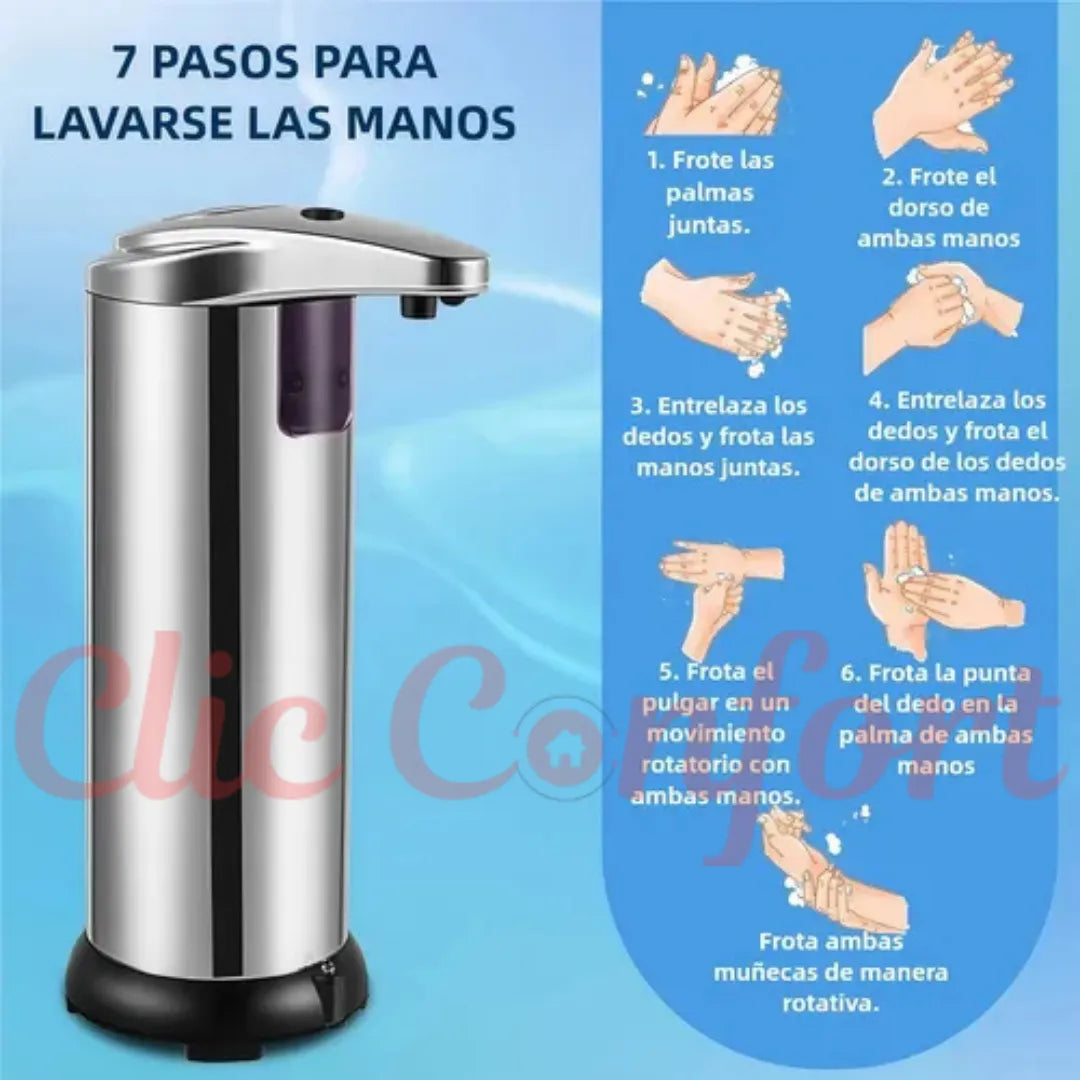 CleanTouch: Dispensador con Sensor Automático de Jabón