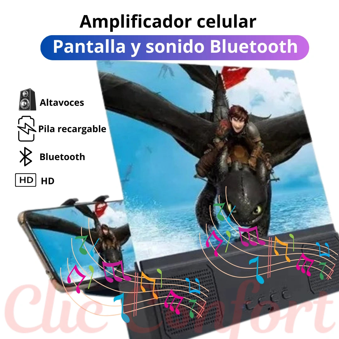 EasyView - Amplificador de pantalla y parlante bluetooth