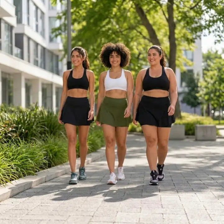 Falda Short Control De Abdomen-Moldea tu cintura y te brinda mayor seguridad en cada movimiento.
