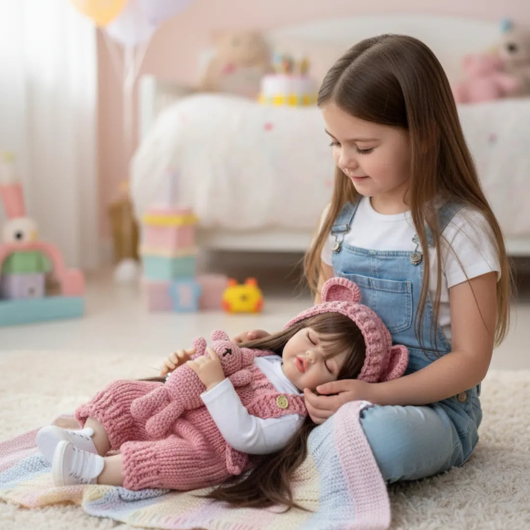 Muñeca Grande Bebé Reborn - Realista, suave y lista para regalar 🎁 GRATIS ACCESORIOS