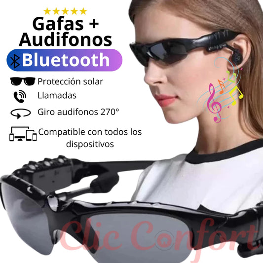Lentes de Sol UNISEX con Bluetooth: Música, Estilo y llamadas en Un Solo Accesorio