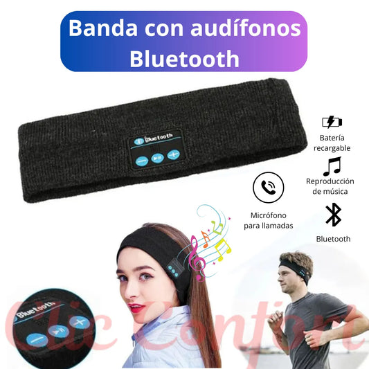 Banda con audífonos bluetooth Ozy - UNISEX Escucha música y recibe llamadas con total comodidad