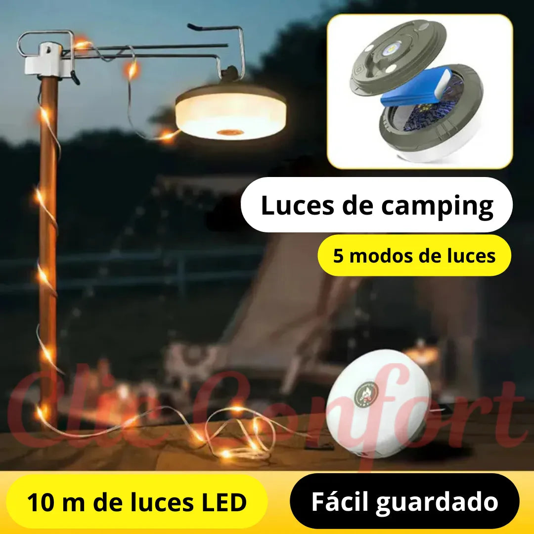 Luces LED LumiGlow - Ilumina tus aventuras con estilo y funcionalidad