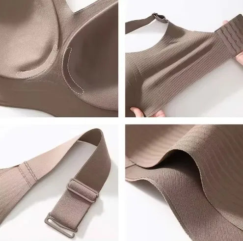 PACK X 3 Combo Brasier sin varilla ConfortBra -  Realza tu forma natural sin apretar. La comodidad que mereces 🎁(Blanco, negro y cocoa)