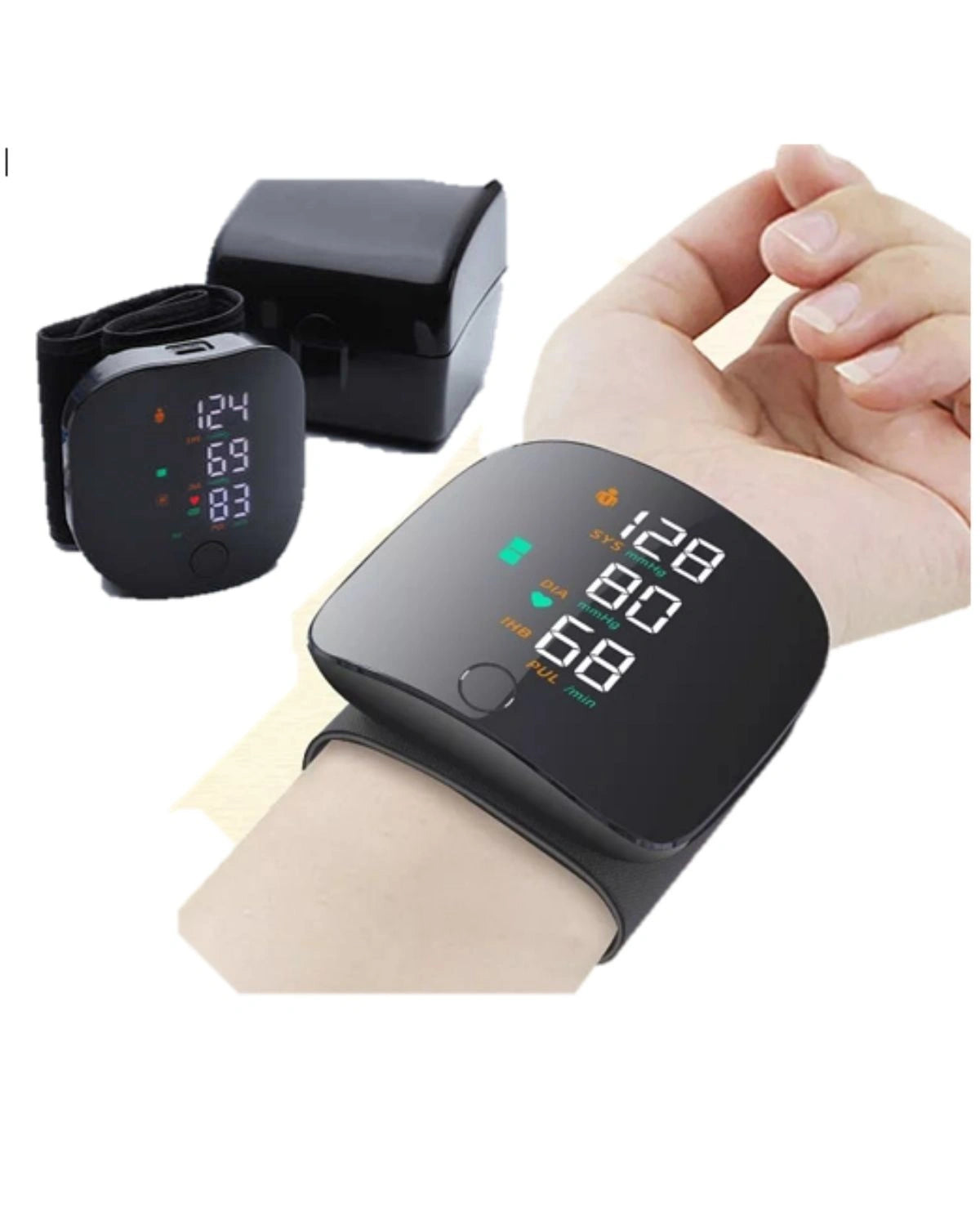 Tensiómetro de muñeca recargable - PulsoFit