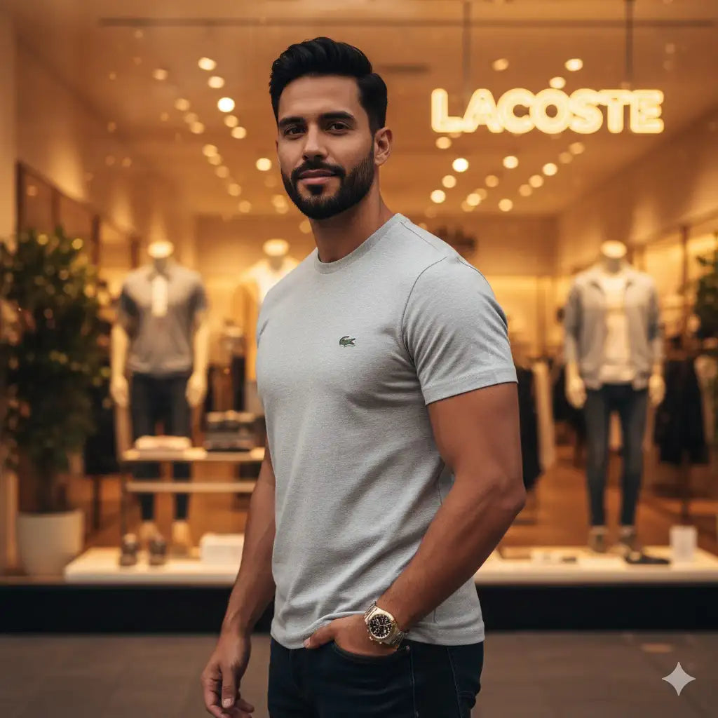 PAGA 1 LLEVA 3 - Camiseta Lacoste tela fria tipo premium- frescura, estilo y comodidad en cualquier ambiente.