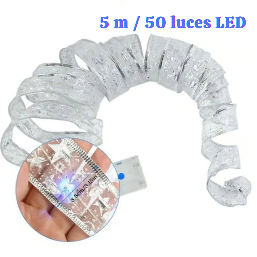 Cinta navideña Luces de hadas - Ilumina tu navidad fácil y elegante🎁HOY 50% DCTO