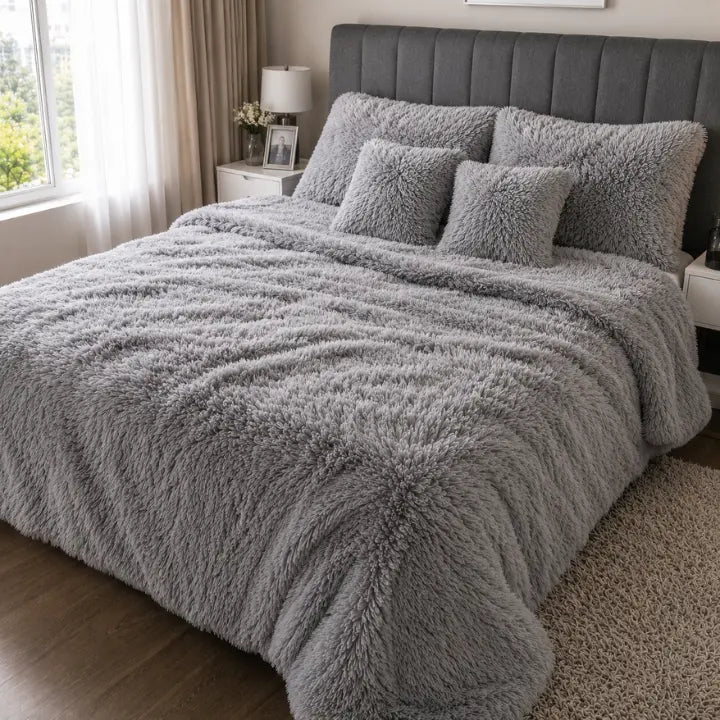 Cubrelecho Peluche cama doble - Transforma tu habitación aburrida en un espacio elegante, cómodo y lleno de confort