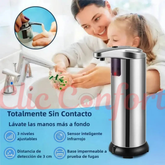 CleanTouch: Dispensador con Sensor Automático de Jabón