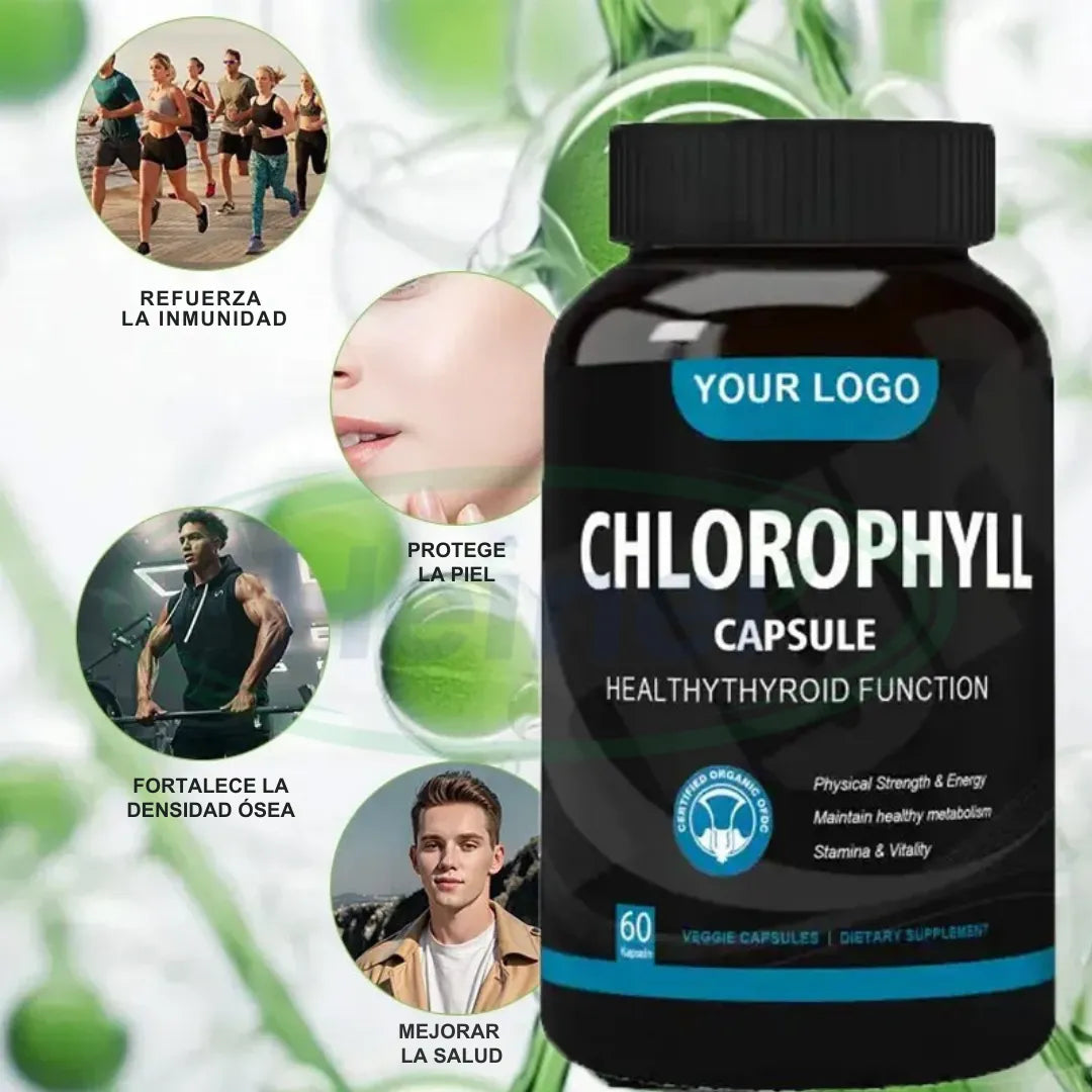 Cápsulas de clorofila - Limpia las toxinas y fortalece el sistema inmunológico 🎁 OFERTA POR HOY