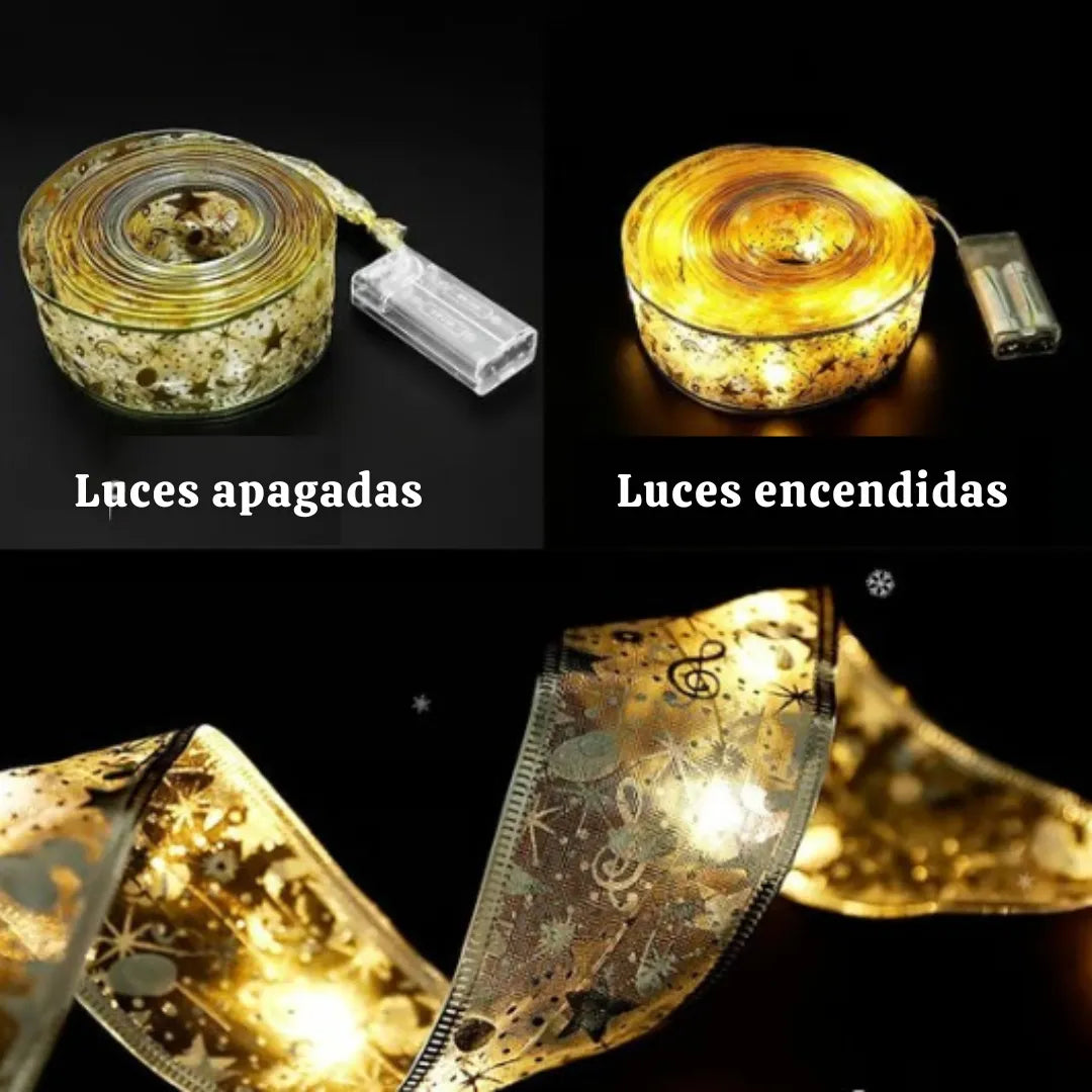 Cinta navideña Luces de hadas - Ilumina tu navidad fácil y elegante🎁HOY 50% DCTO