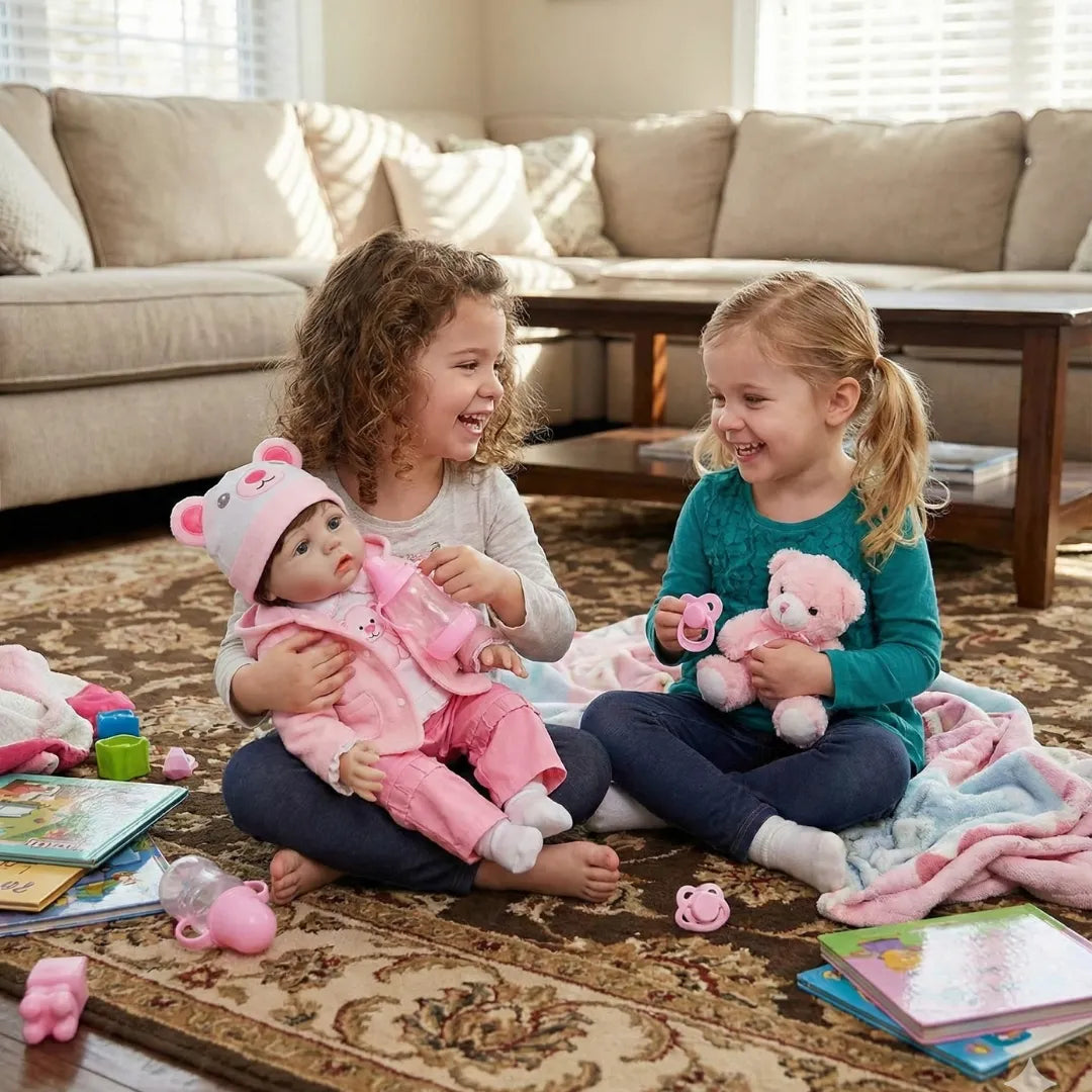 Muñeca Realista recién nacida - La compañera tierna y suave para jugar 🎁 GRATIS ACCESORIOS