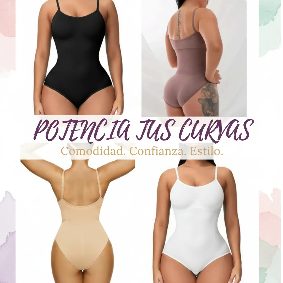 PAGUE 1 Y LLEVE 3 Body de compresión con tiras - Moldea tu cintura y esconde los rollitos 🔥 Últimas unidades