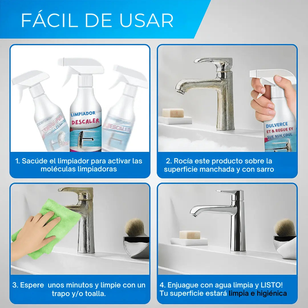 OFERTA X2 ProClean® - Adiós al sarro y gérmenes en minutos - Spray Limpiador potente