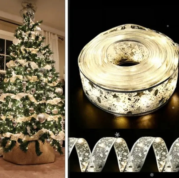 Cinta navideña Luces de hadas - Ilumina tu navidad fácil y elegante🎁HOY 50% DCTO