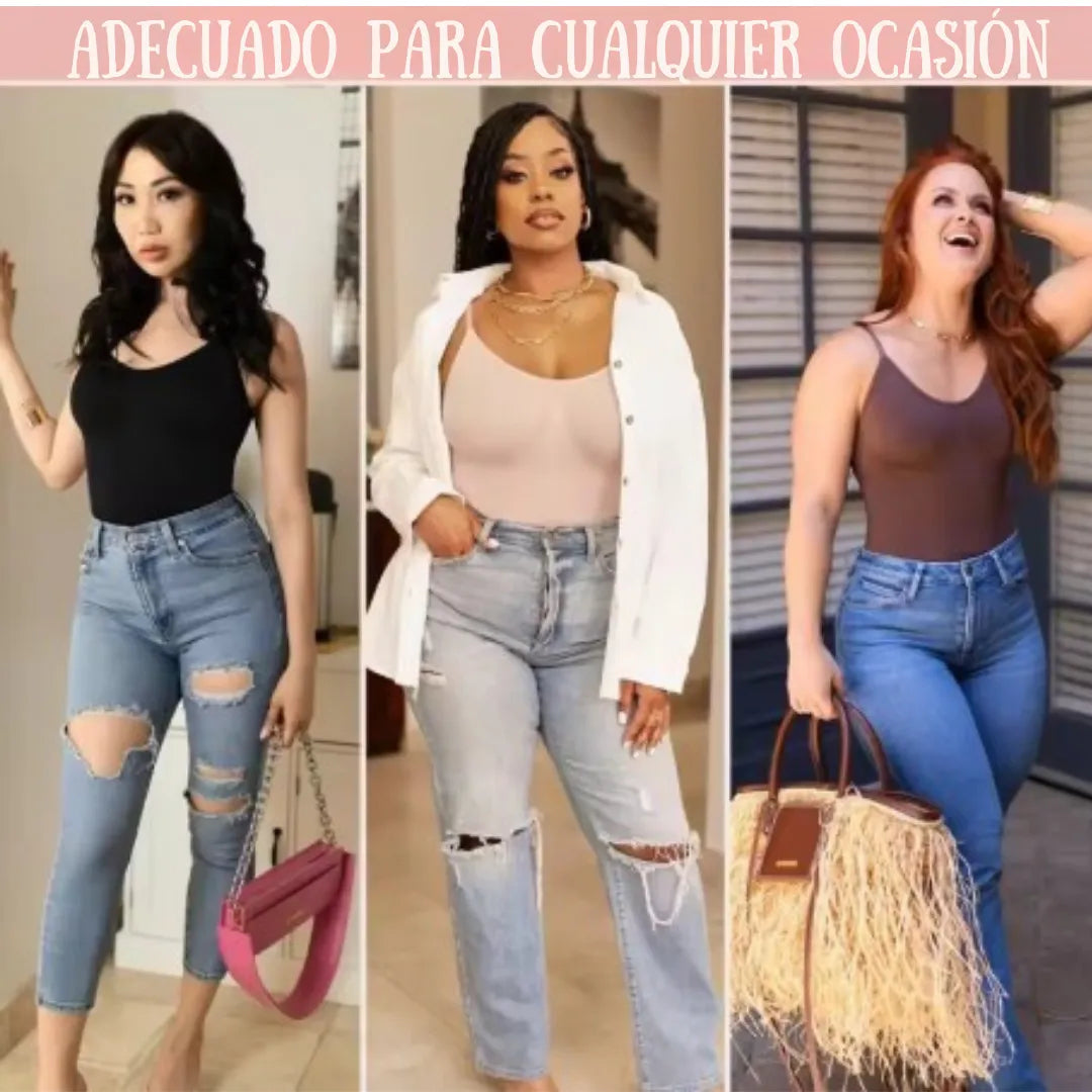 PAGUE 1 Y LLEVE 3 Body de compresión con tiras - Moldea tu cintura y esconde los rollitos 🔥 Últimas unidades