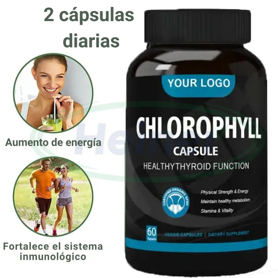 Cápsulas de clorofila - Limpia las toxinas y fortalece el sistema inmunológico 🎁 OFERTA POR HOY