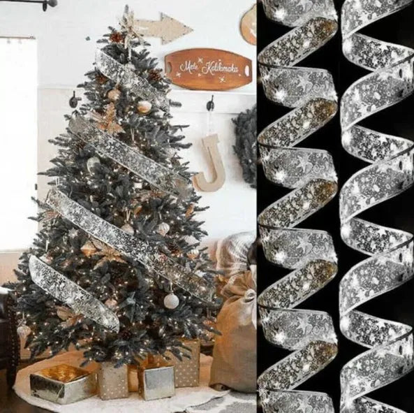 Cinta navideña Luces de hadas - Ilumina tu navidad fácil y elegante🎁HOY 50% DCTO