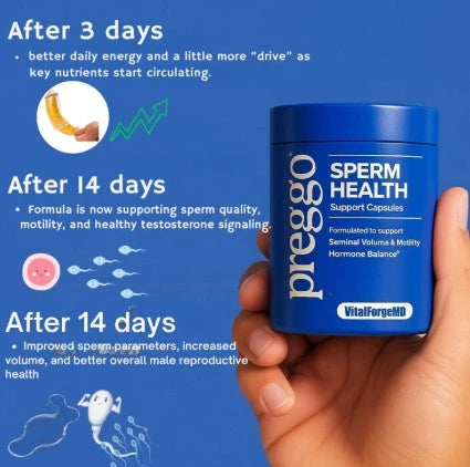 Cápsulas de soporte para la sexualidad masculina - Mejora el volumen y la calidad de tu esperma y recupera tu confianza 🎁HOY 50% DCTO