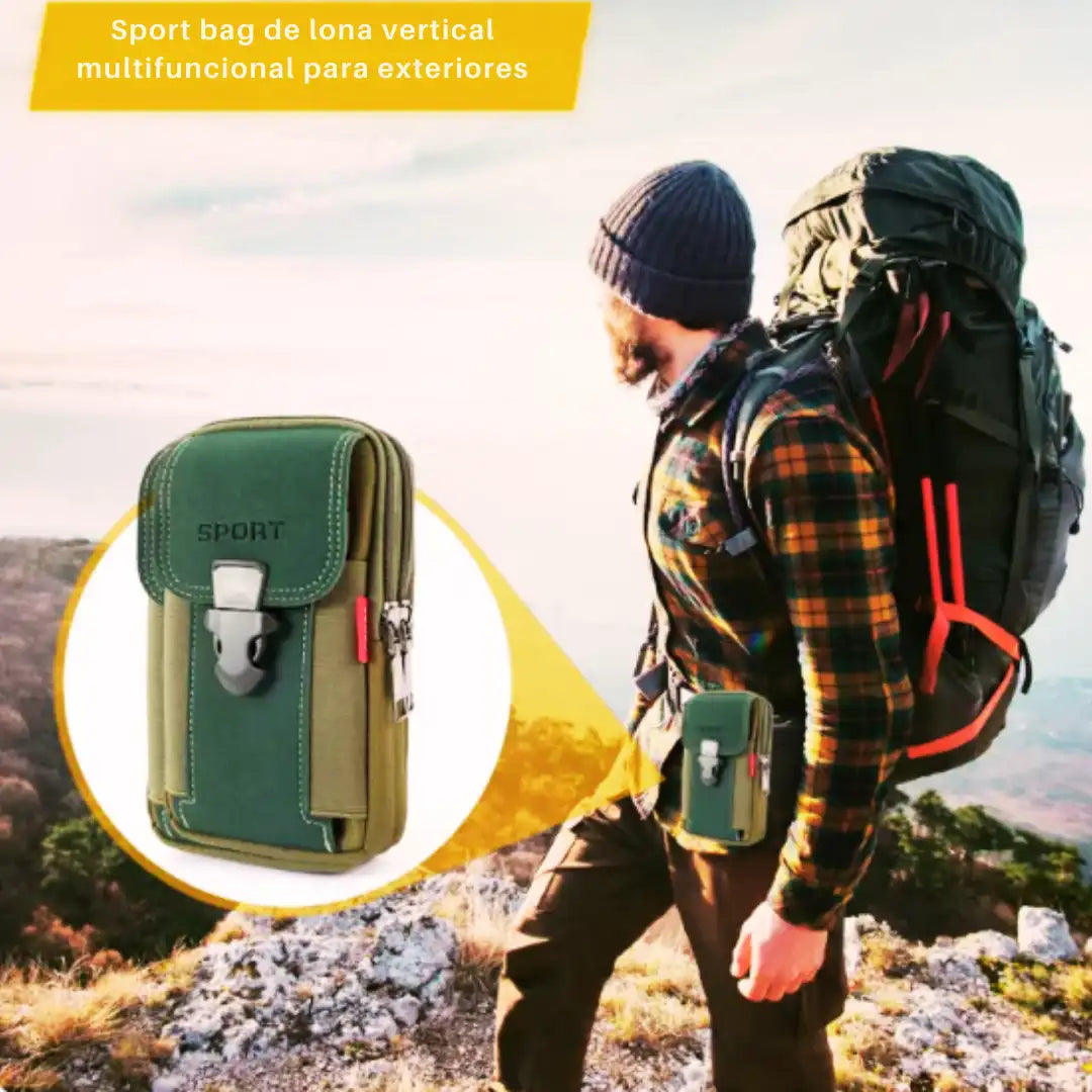 Bolso Urbano Casual para Hombre- Tu celular y tus cosas siempre a la mano.🎁HOY 50% DCTO