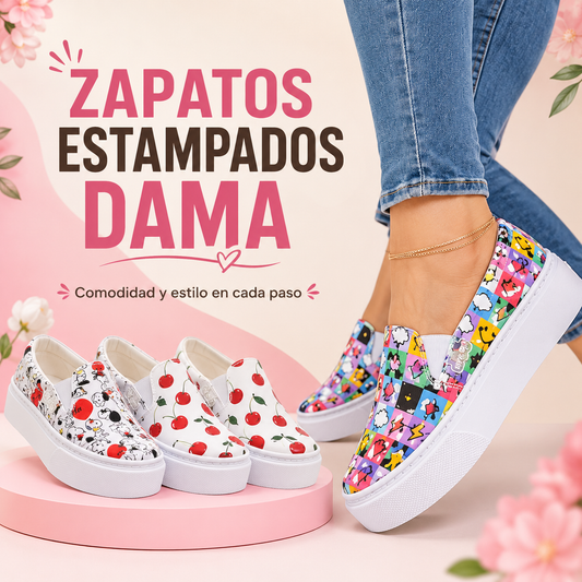 ZAPATOS ESTAMPADOS DAMA - Ahora sí ponte cómoda en cada paso !