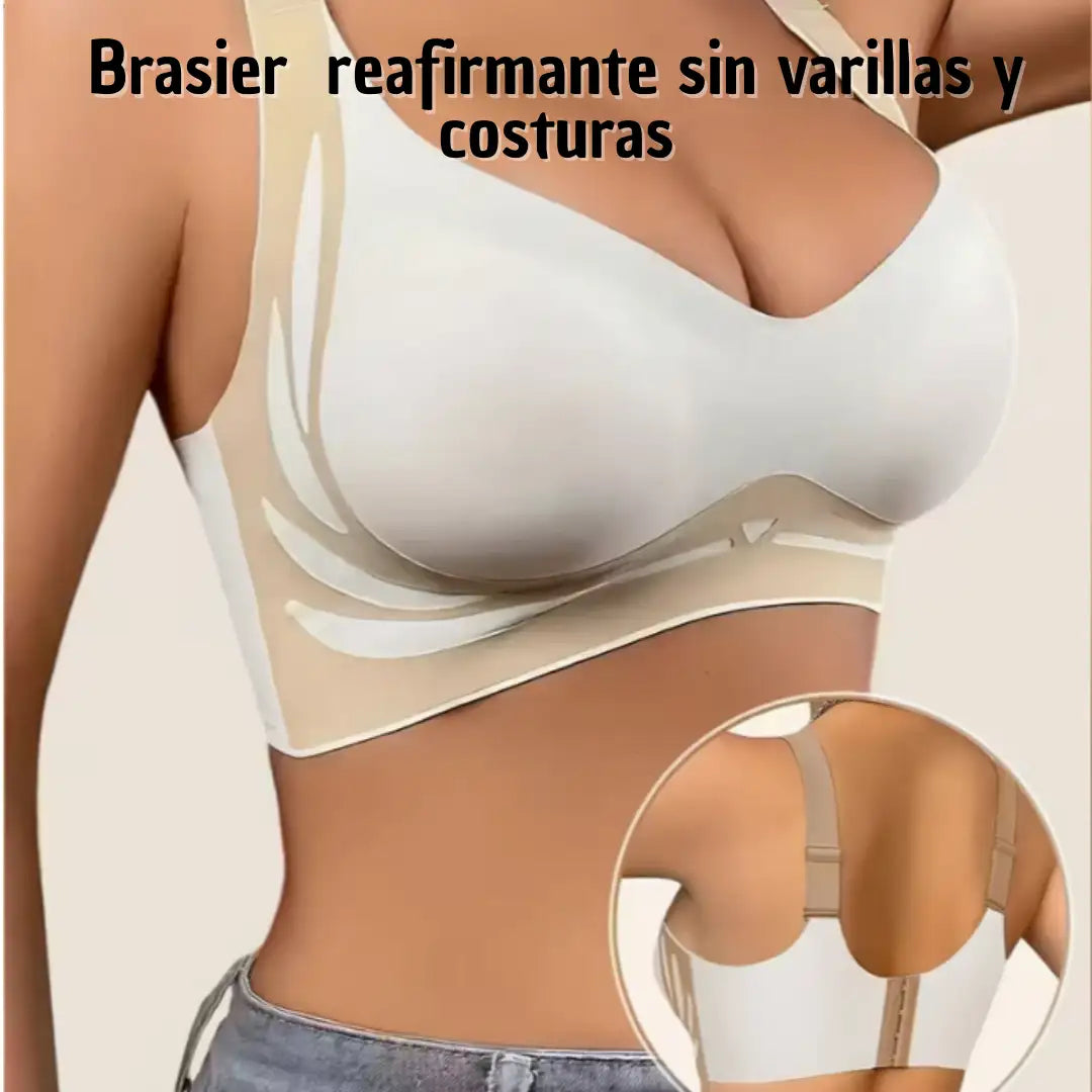 PAGUE 1 Y LLEVE 3  Brasier push-up reafirmante sin varillas y costuras-Comodidad real, soporte diario y ajuste perfecto. 🎁(Beige,negro,azul y verde)