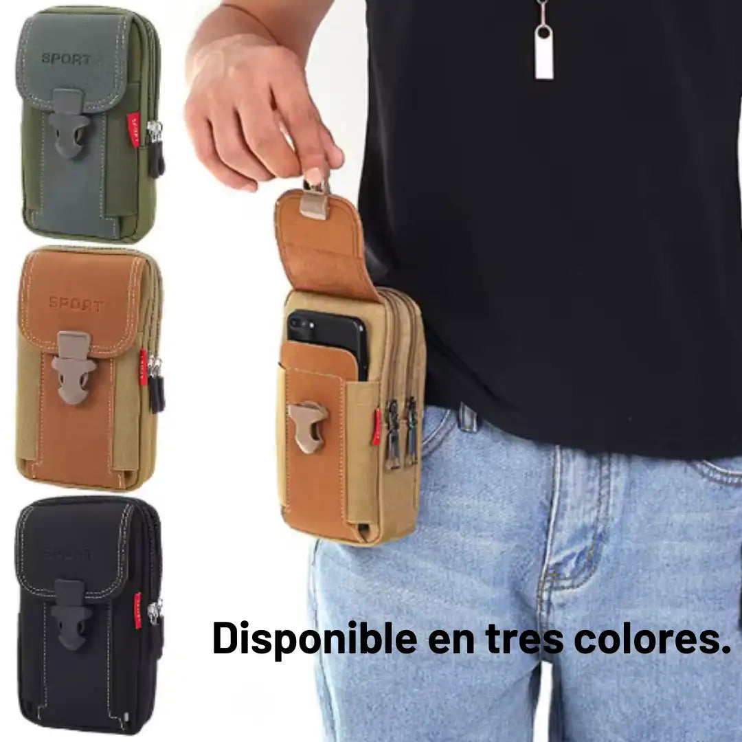 Bolso Urbano Casual para Hombre- Tu celular y tus cosas siempre a la mano.🎁HOY 50% DCTO