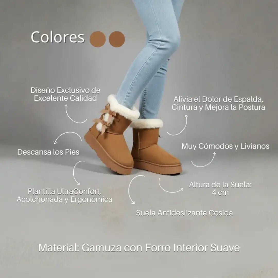 Botas de Invierno Alaska - Pies calienticos, cómodos y con estilo todo el día.🎁Solo hoy: 50% DESCUENTO.