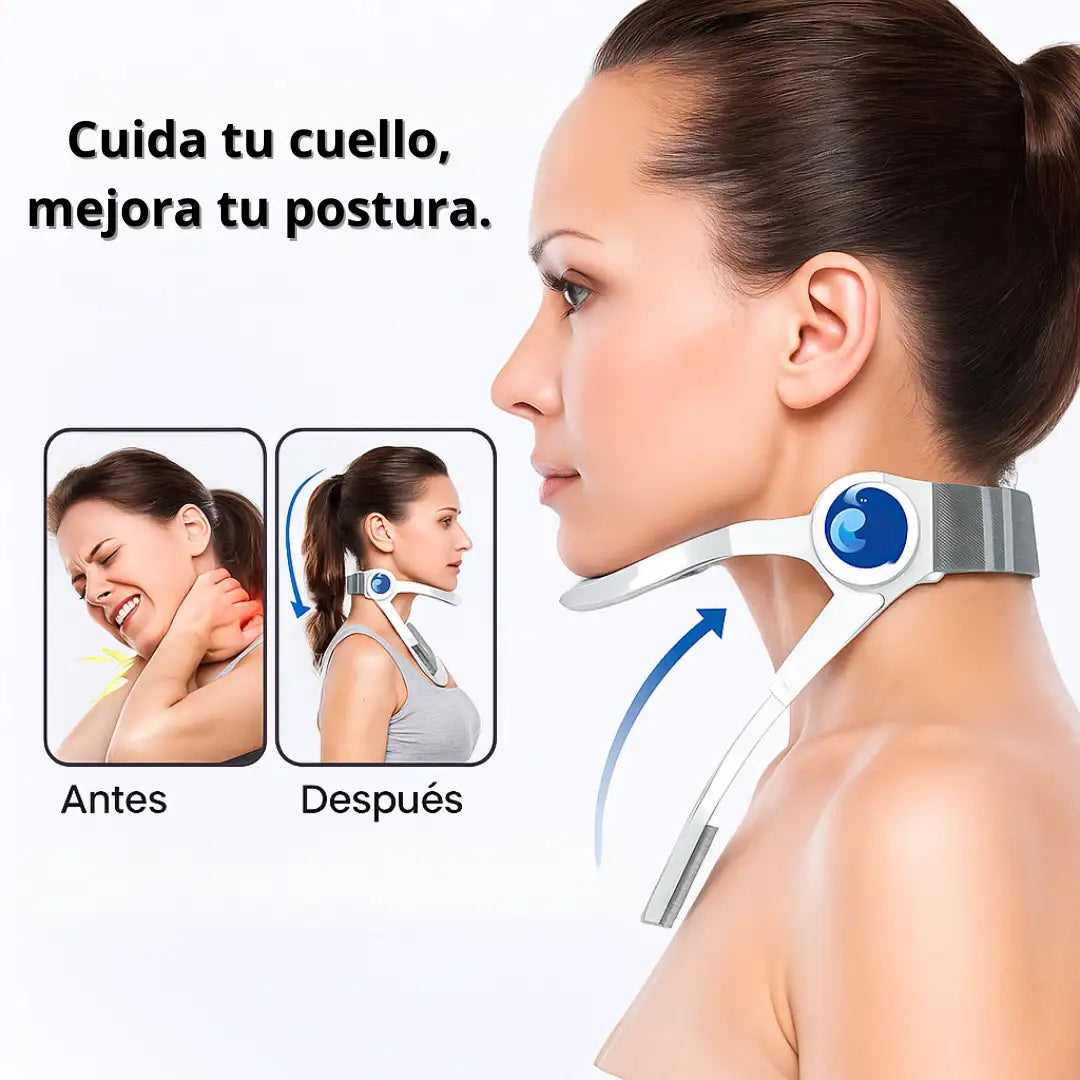 Corrector de Cuello 360°-Recupera tu postura y alivia el dolor de cuello y espalda. 🎁 Solo hoy: 50% DESCUENTO.