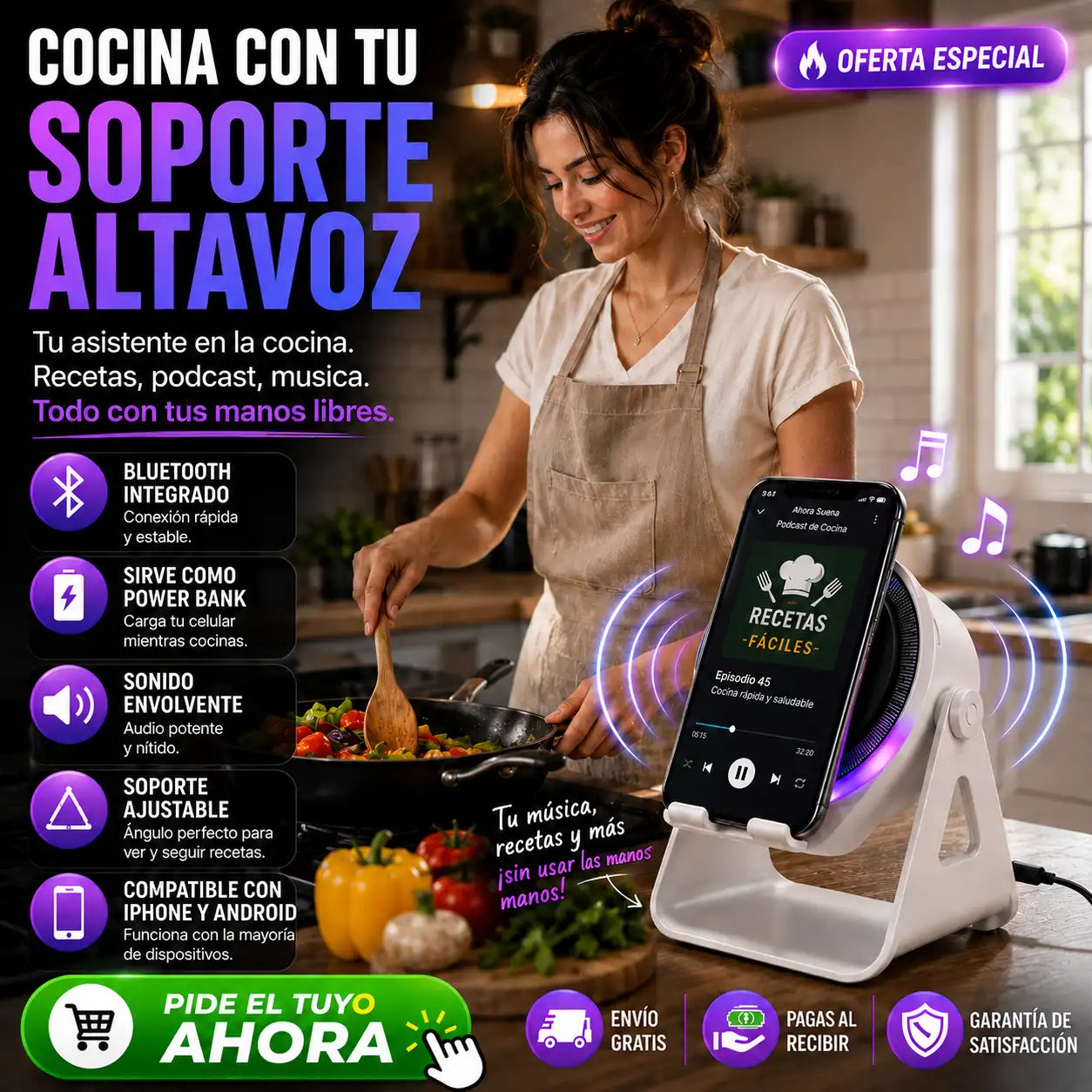 Amplificador de sonido - Potencia el volumen de tu celular al instante