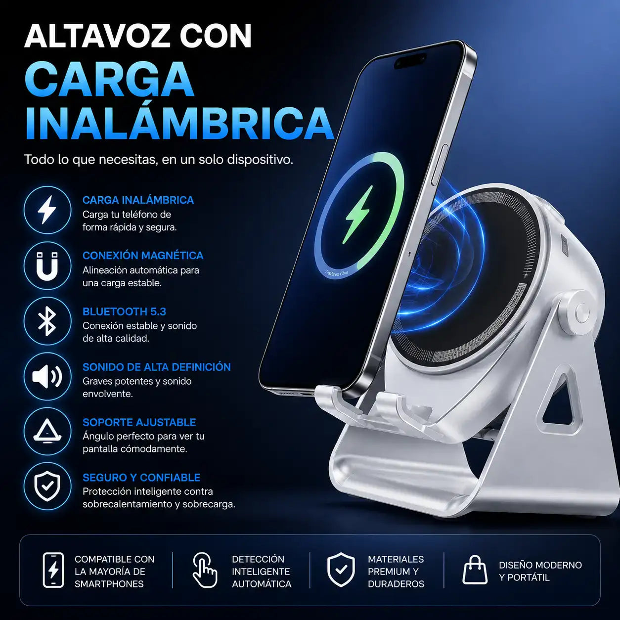 Amplificador de sonido - Potencia el volumen de tu celular al instante