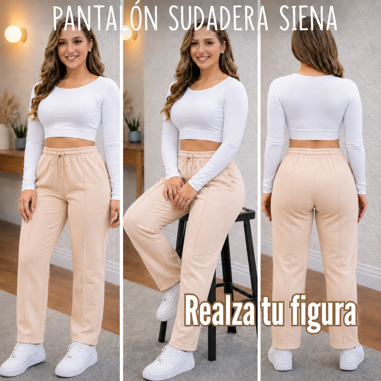 SET X 3 PANTALON SUDADERA SIENA; Comodidad y Estilo Todos los Días