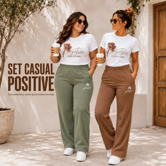 SET CASUAL POSITIVE - El look completo que te hace ver arreglada sin complicarte.