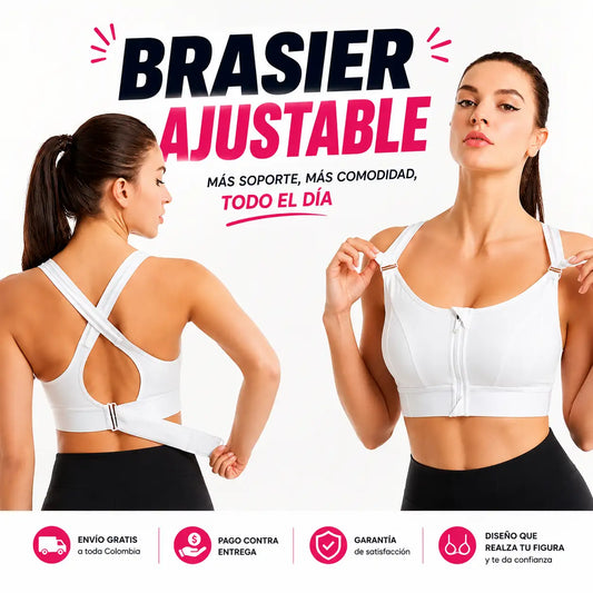 PAGA 1 Y LLEVA 3 - Brasier ajustable- corrige tu postura y realza tu busto sin apretar.