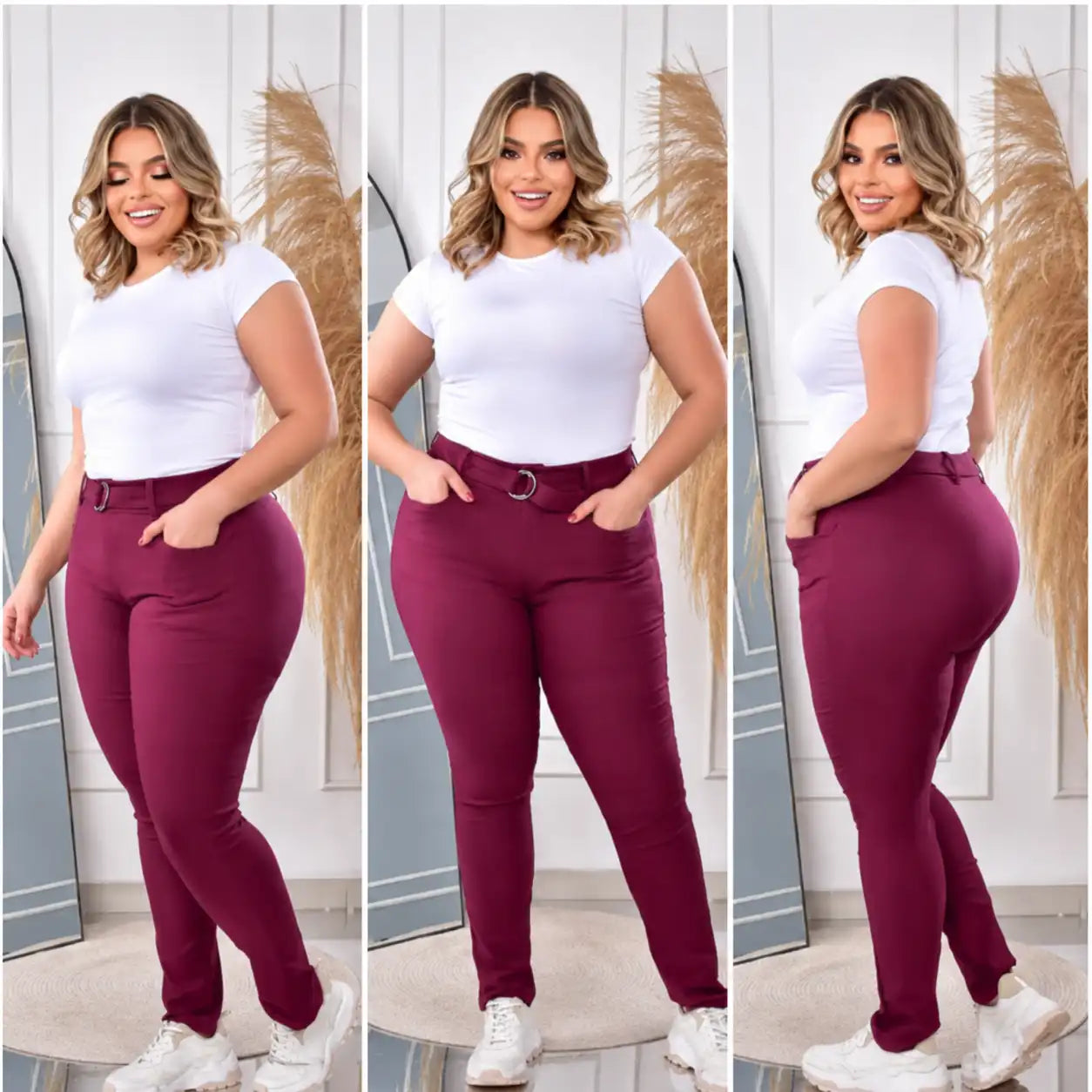 SET SIENA PANTALON Y CAMISETA + OBSEQUIO CINTURON : Todo lo que necesitas para verte linda.