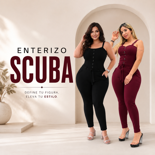 ENTERIZO SCUBA- Diseñado para la practicidad y elegancia!