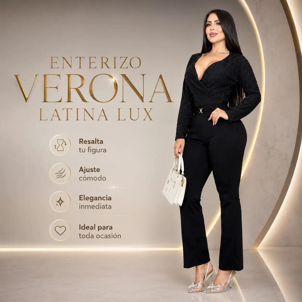 ENTERIZO VERONA LATINA LUX; Elegancia que resalta tu figura.