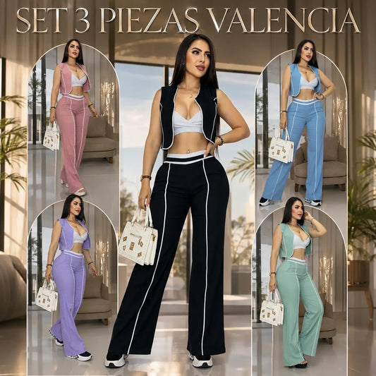 SET 3 PIEZAS VALENCIA: Tres piezas, infinitas formas de verte espectacular.