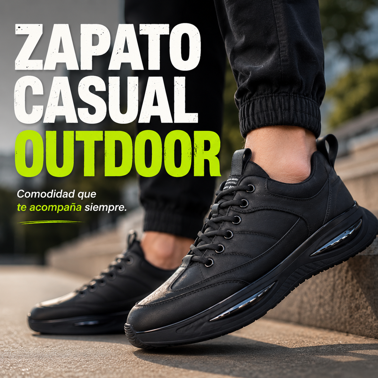 ZAPATOS CASUALES PARA HOMBRE OUTDOOR- diseñados para soportar caminatas, trabajo y uso constante.