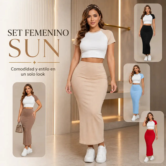 SET FEMENINO SUN- EL LOOK QUE TE RESUELVE EL DÍA!