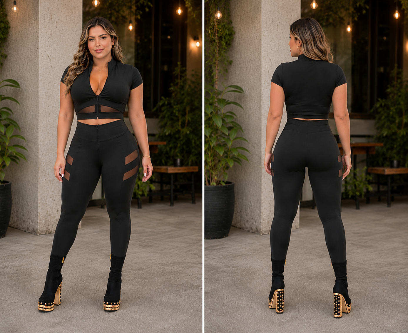 Set charlotte - Luce una figura más estilizada sin sacrificar tu comodidad! (Pantalón + blusa)