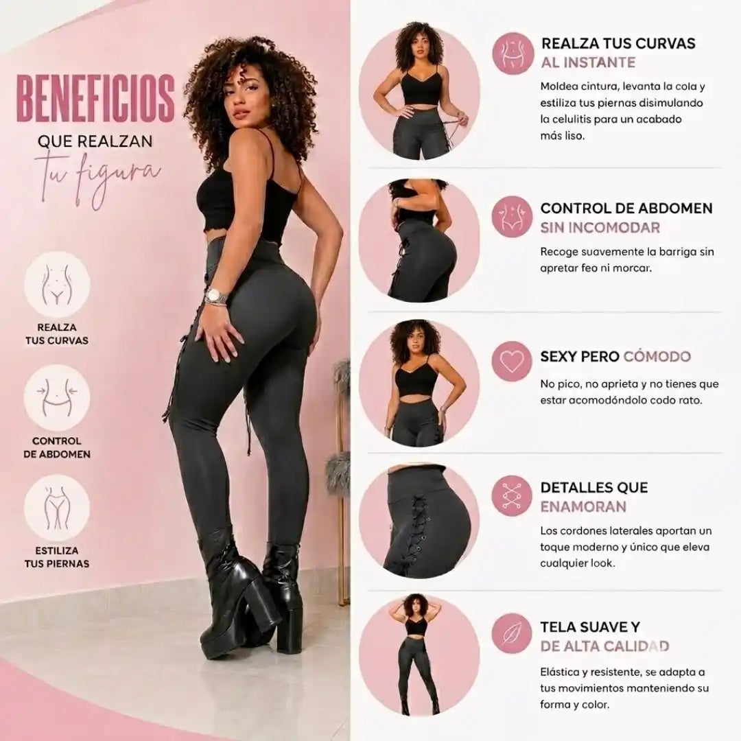 Leggins Rumania- Levanta cola, control de abdomen y horma perfecta.🔥 Últimas unidades