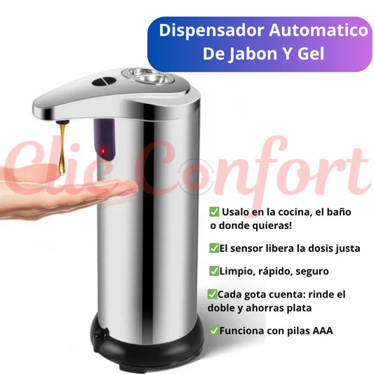 CleanTouch: Dispensador con Sensor Automático de Jabón