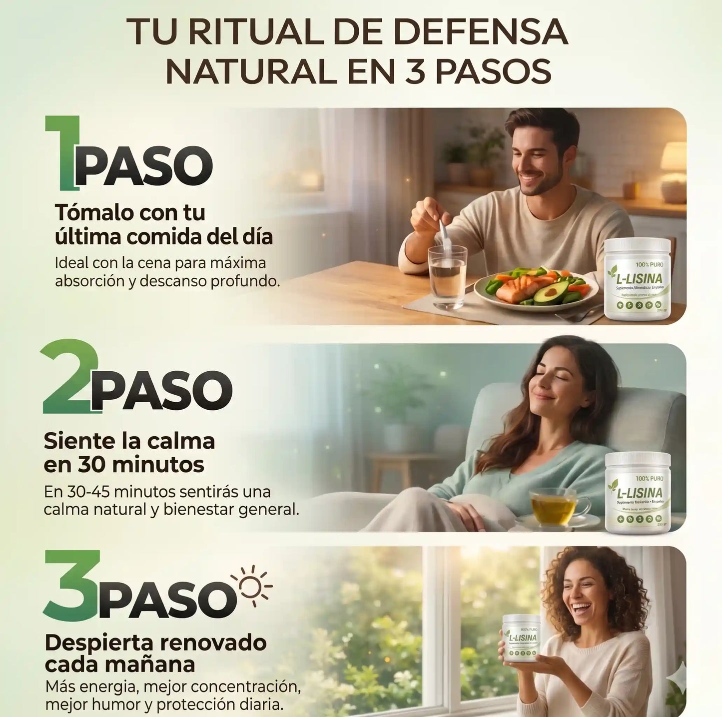 L-Lisina Pura 100% en Polvo: Controla el brote de herpes en tu cuerpo y evita su reaparición.