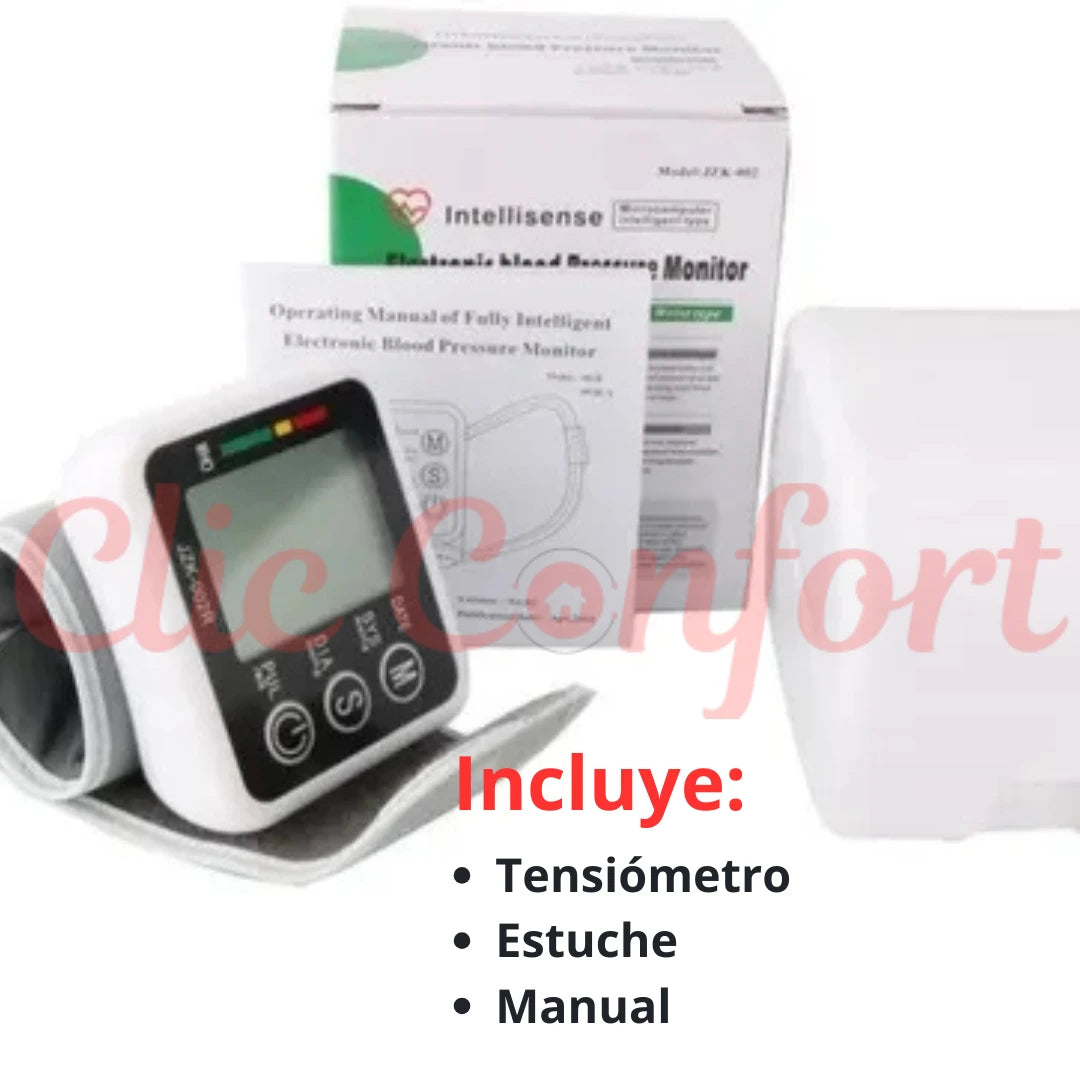 Tensiómetro Digital de muñeca - PulsoFit Color Blanco