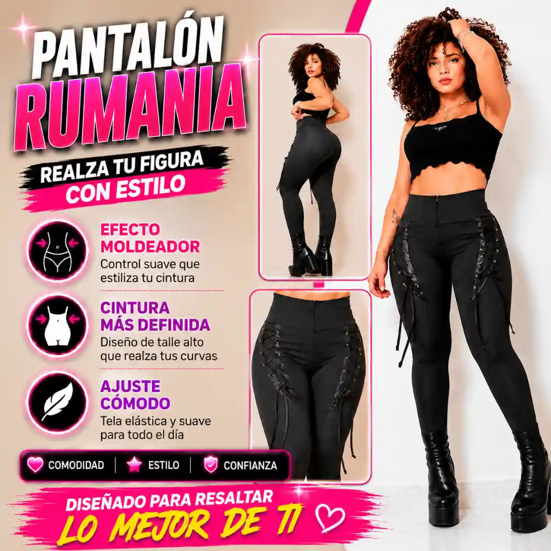 Leggins Rumania- Levanta cola, control de abdomen y horma perfecta