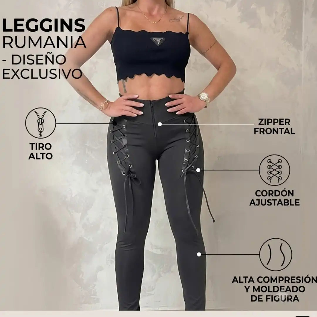 Leggins Rumania- Levanta cola, control de abdomen y horma perfecta.🔥 Últimas unidades