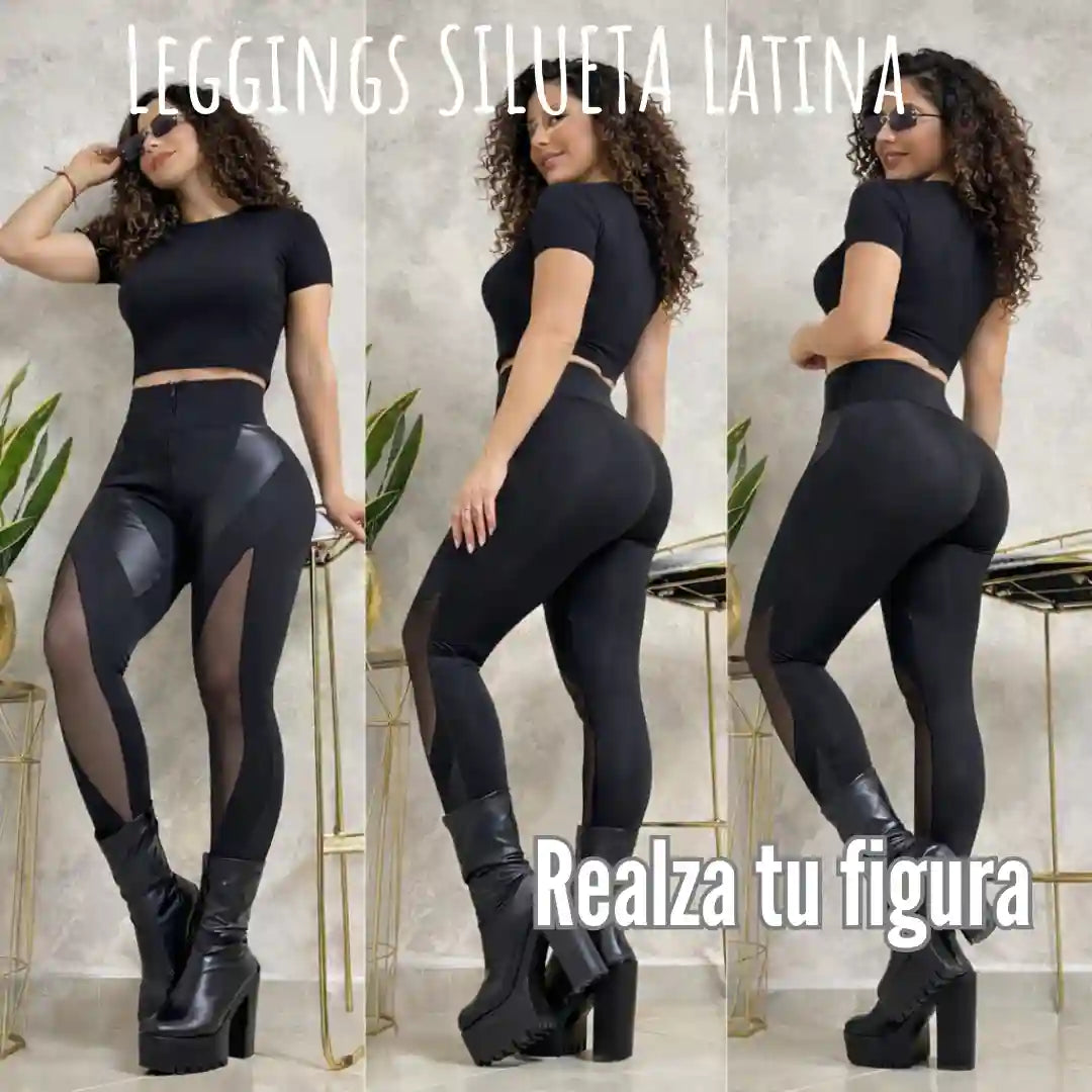 Leggins silueta Latina – Control abdomen, levanta Cola y moldea tu Figura.🔥 Últimas unidades