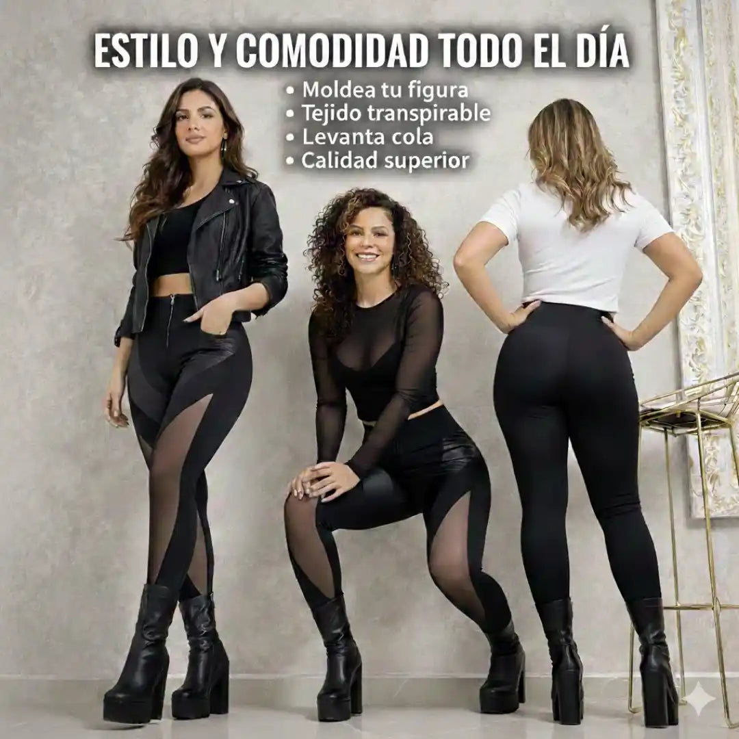 Leggins silueta Latina – Control abdomen, levanta Cola y moldea tu Figura.🔥 Últimas unidades