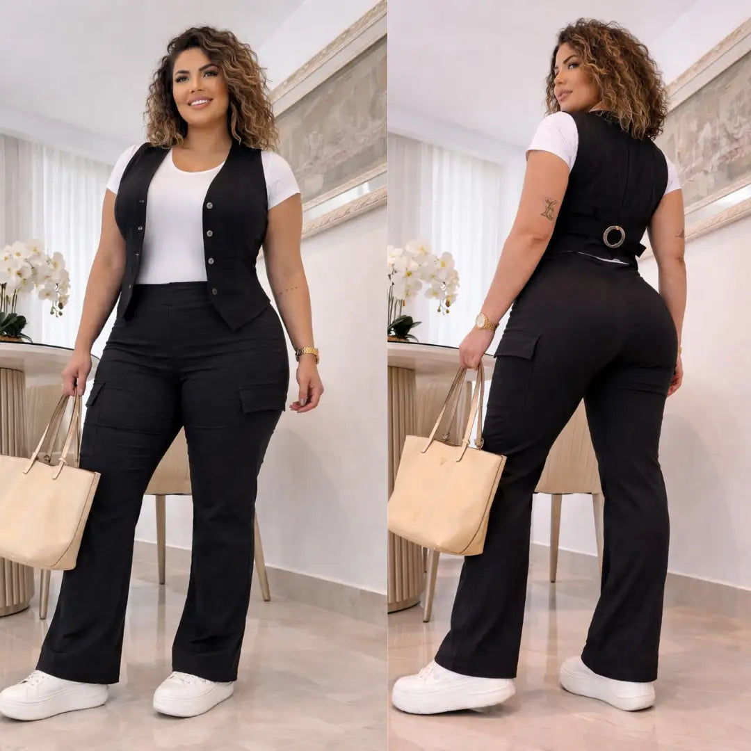 Conjunto LatinaLux de 3 piezas: Moldea tu figura sin apretar y te deja lista en minutos🔥